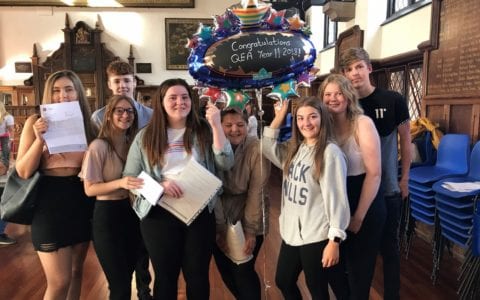 GCSE celebrations at the academy
