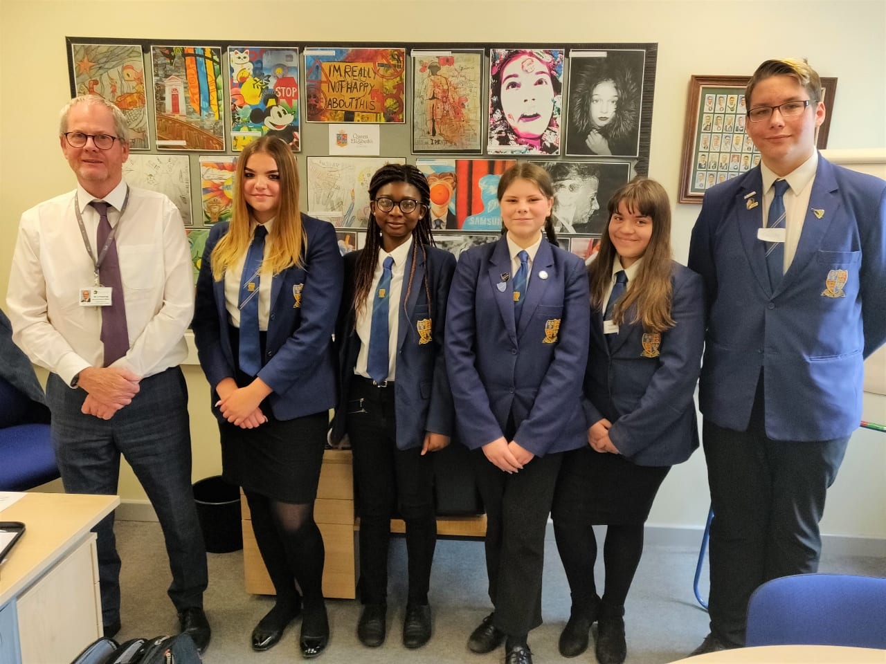 Students visit Diverse Academies headquarters Queen Elizabeth’s Academy
