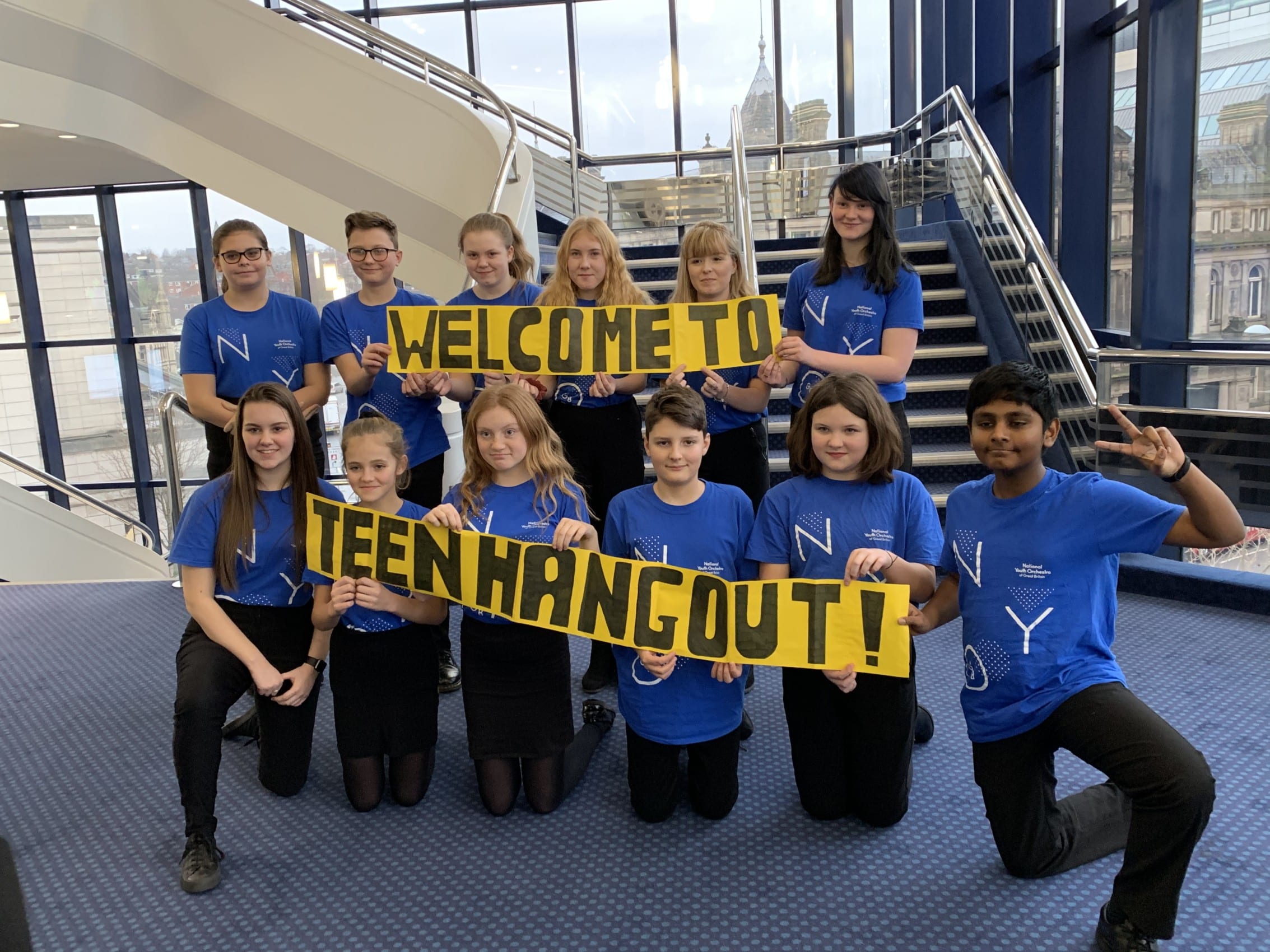 Students 'hang out' with National Youth Orchestra Queen Elizabeth’s