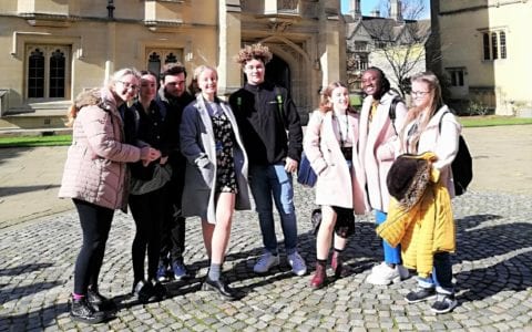 Year 12 students visit Oxford University