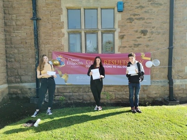 Celebration for GCSE students at Queen Elizabeth’s Academy