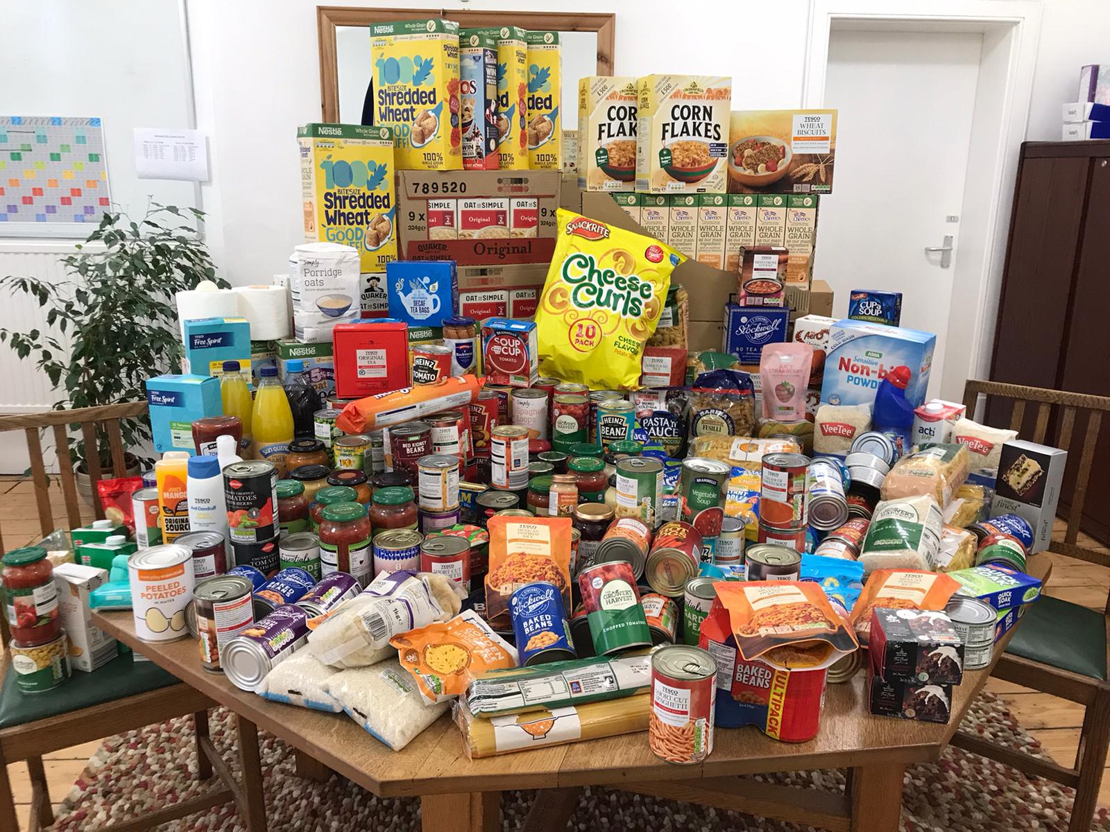 Staff Donations Help Out Local Foodbank Queen Elizabeth s Academy