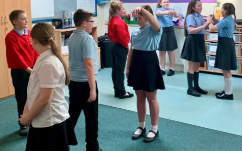 Theatre workshop at St Peters Primary School
