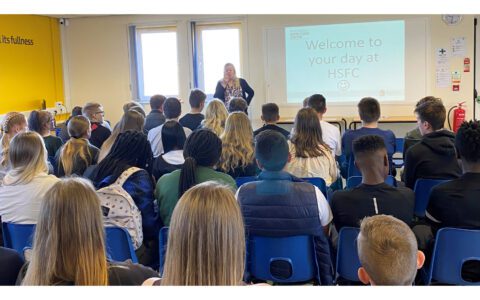 Year 10 students visit Hucknall Sixth Form Centre