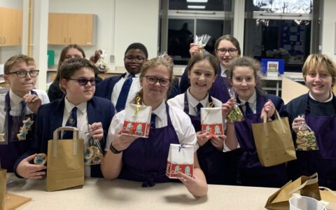 Year 8 food club edible Christmas gifts