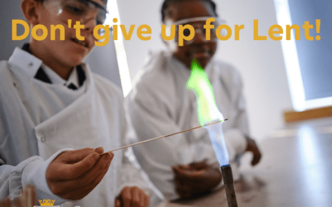 'Don't give up for Lent!' 24 February