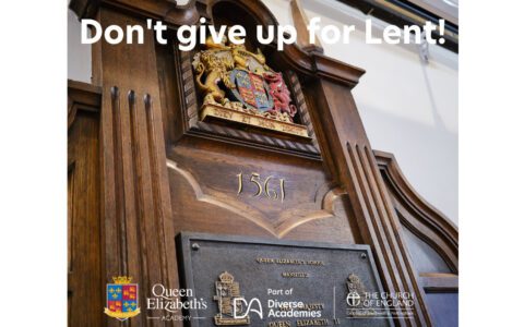 'Don't give up for Lent!' 1 March