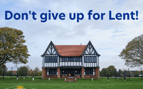 'Don't give up for Lent!' 14 March