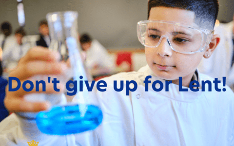 'Don't give up for Lent!' 15 March
