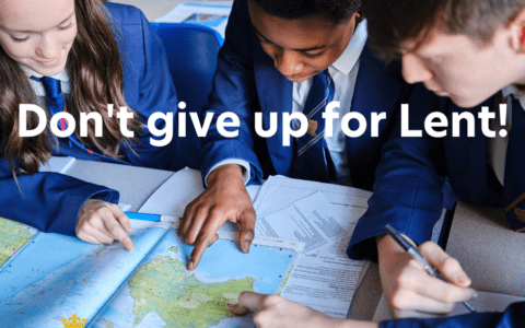 'Don't give up for Lent!' 17 March