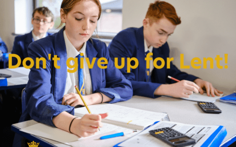 'Don't give up for Lent!' 20 March