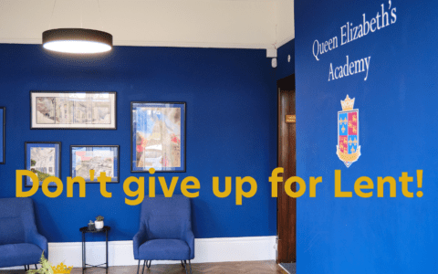 'Don't give up for Lent!' 24 March
