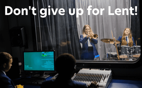 'Don't give up for Lent!' 27 March