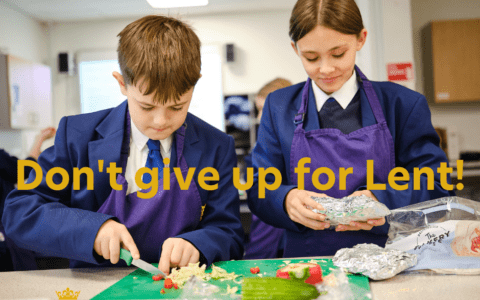 'Don't give up for Lent!' 28 March