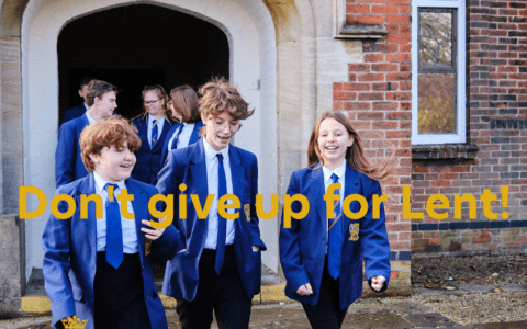 'Don't give up for Lent!' 30 March