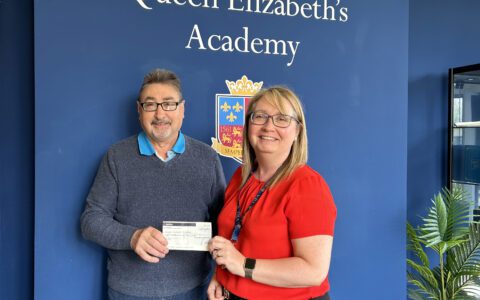 Old Elizabethans Association donation to QEA