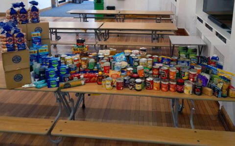 QEA families support local foodbank