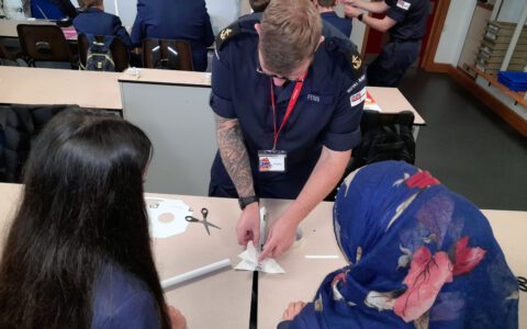 QEA and Royal Navy STEM work