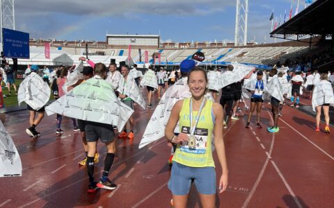 Mrs Garlick completes Amsterdam Marathon