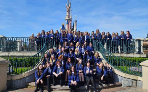 QEA choir performs at Disneyland Paris