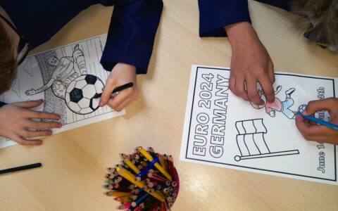 Football crafts ahead of Euro 2024 final