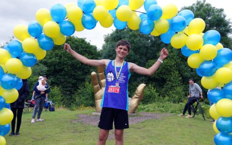 Year 8 Ceejay completes half marathon