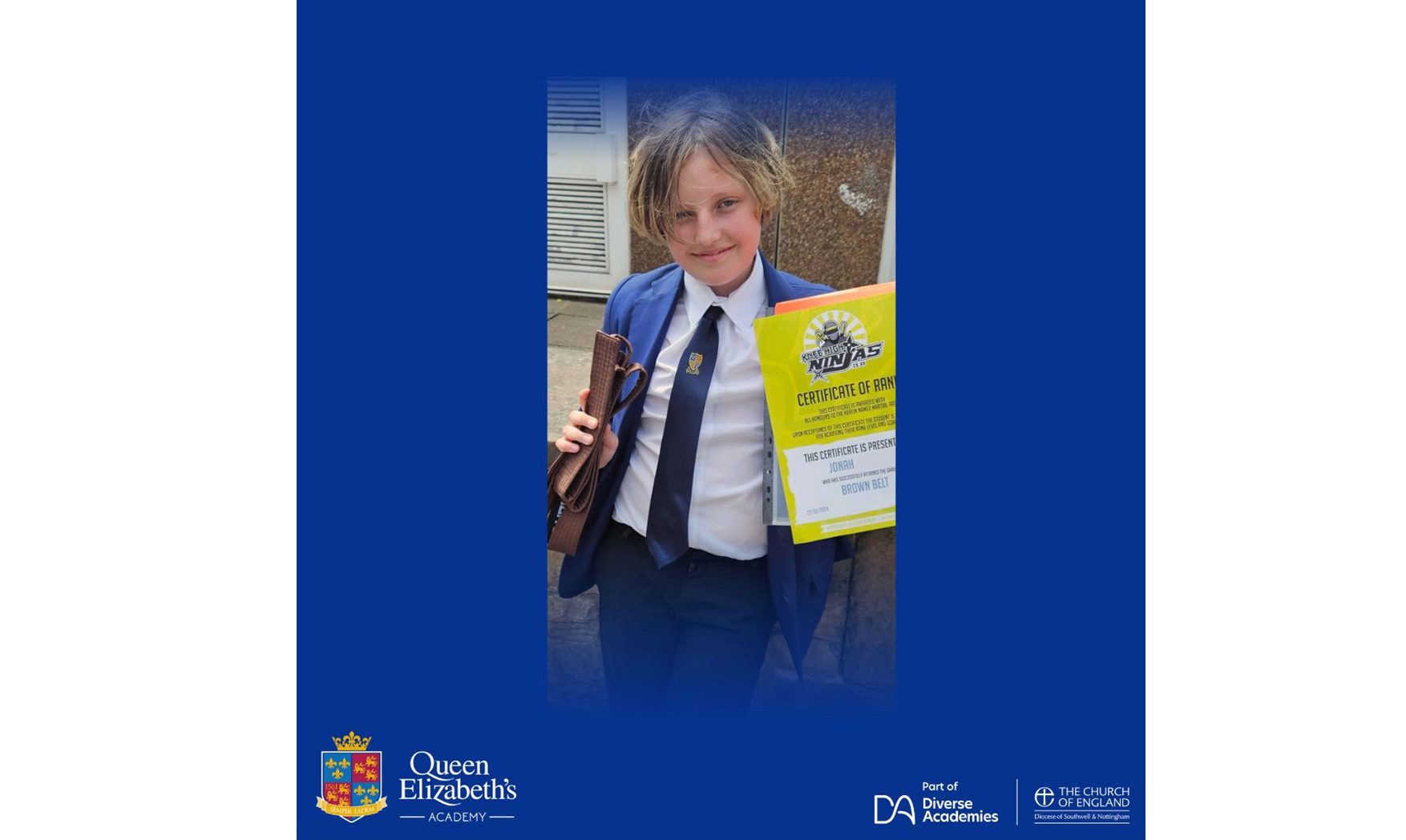 Sharing student success jonah queen elizabeth s academy