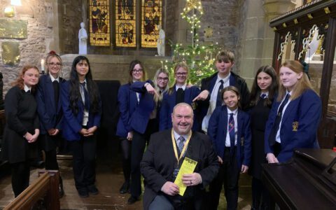 Festive cheer at the Mansfield Civic carol service