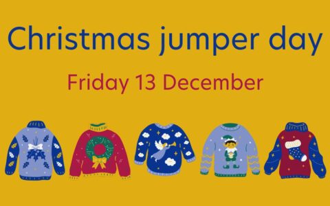 Christmas jumper day: Friday 13 December