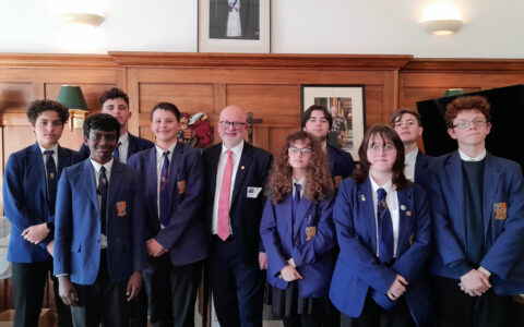 QEA Academic Scholars meet MP Steve Yemm 